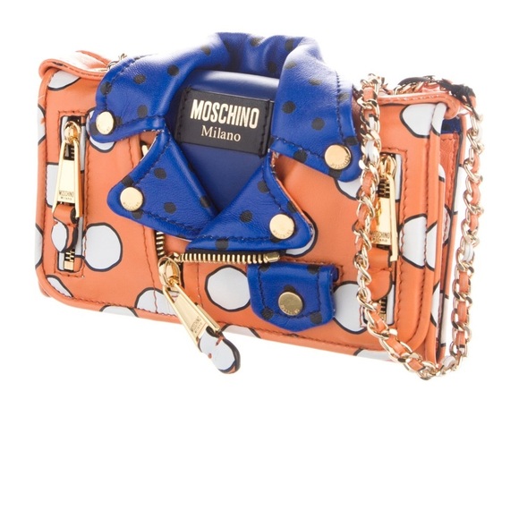 Moschino Handbags - Moschino Couture Biker Bag. Polka dot.